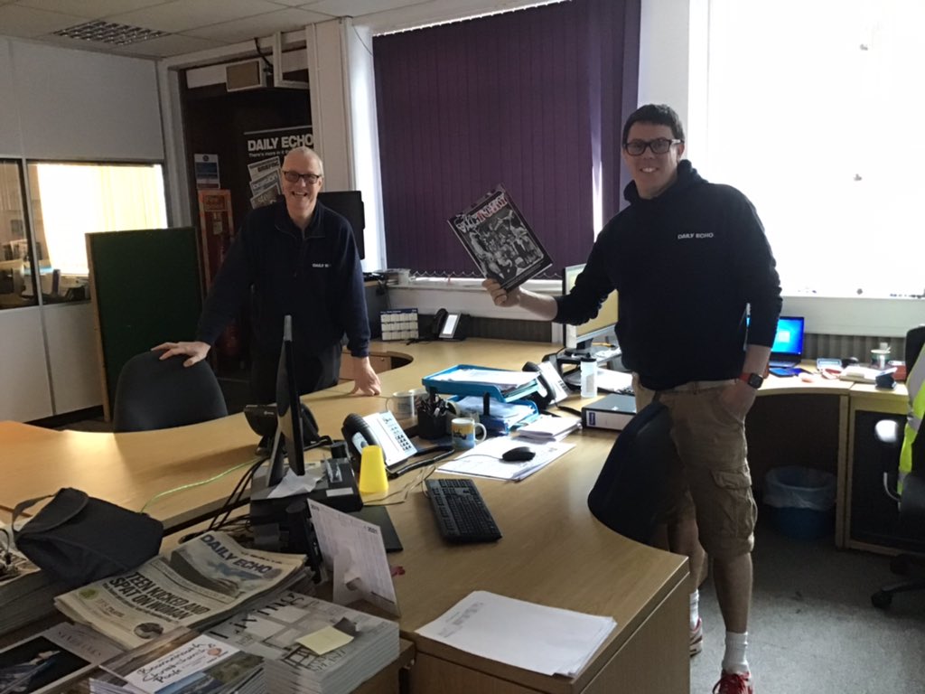 andym_editor's tweet photo. And a huge thank you to Bob and Roger who drove to Hemel Hempstead and Maidstone (respectively) today to take thousands of copies to the distributors. Top chaps. @Bournemouthecho @Newsquestmedia @TobyGranville https://t.co/l5nwaAiQMR