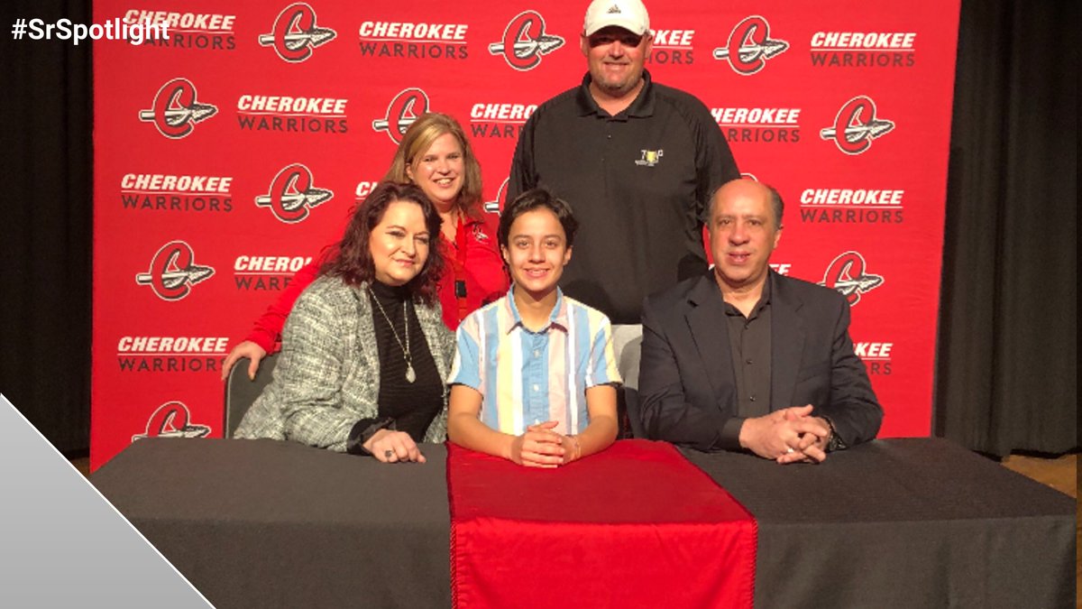SR Athlete of the Day. Bella Sanchez Cherokee Tennis Young Harris Signee