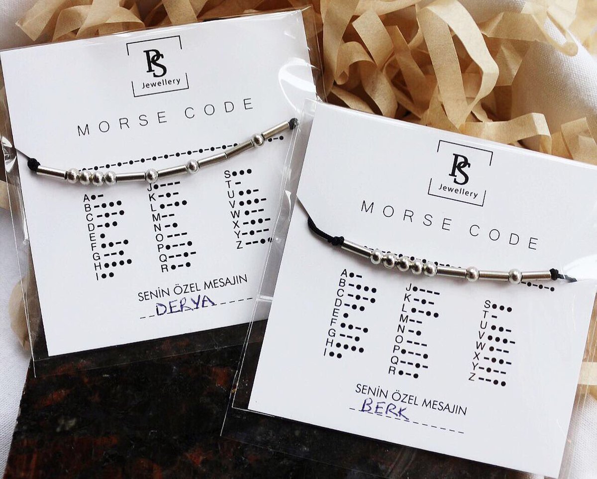 ÇEKİLİŞ ile 2 kişiye Morse Code Çift Bilekliği hediye edeceğiz⚡️

Yapmanız gerekenler:

•İnstagram bizi @ ps.jewellery takip et ve 2 arkadaşını çekiliş postuna etiketle ⚡️

• Twitter’da bizi takip et @jewellery_ps ve bu postu Retweet yap⚡️

-19 Nisan’da açıklanacak. BOL ŞANS🎈