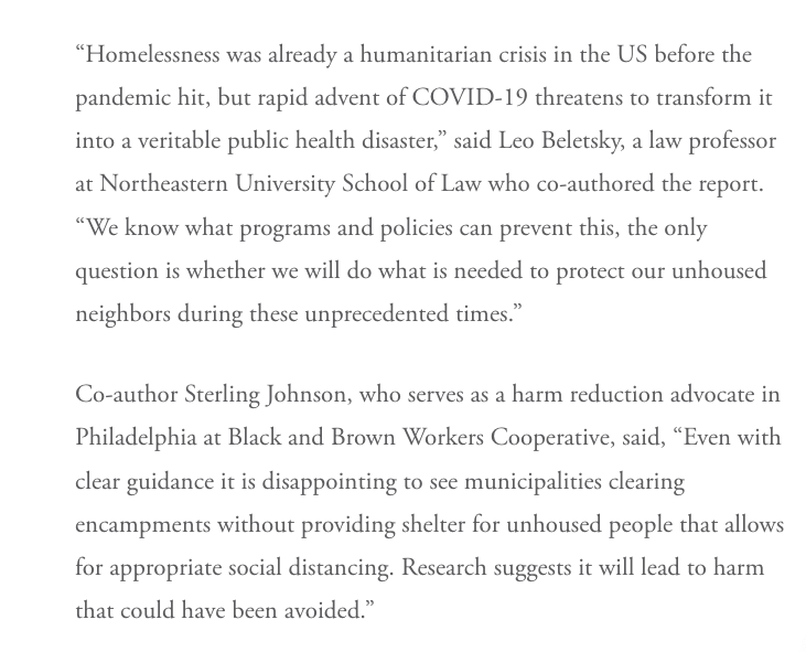 LeoBeletsky's tweet image. 🚨NEW: COVID-19 prevention and response must include emergency housing solutions for the unhoused, by @Lb_Sterling and me

There is broad bipartisan support for comandeering vacant housing, but very little is being done

Act before it's too late, via @Justice_Collab @dataprogress