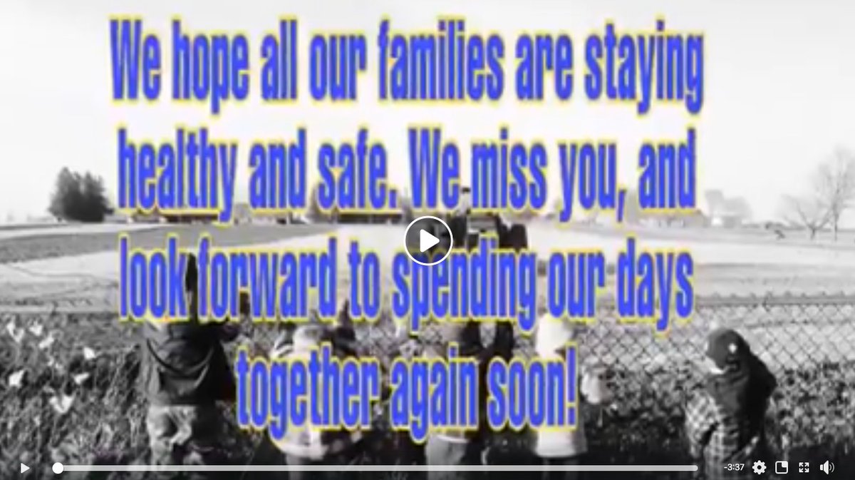 Hello, <a href="/Mariposa/">G</a> Monarchs! We miss seeing your smiling faces every day and we hope you're staying well.

VIDEO: facebook.com/mariposaes/vid…

#TLDSBLearns #MariposaMonarchs #AGreatPlaceToGrow