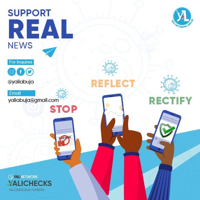YALIAbuja's tweet photo. @NCDCgov has launched a campaign to #TakeResponsibility in order to #PreventCOVID19spread 

We urge the general public to share only verified information and comply with relevant authorities, in order not to spread fear / panic at this time.

#StaySafeNigeria
#StaySafe https://t.co/6leVySBV9e