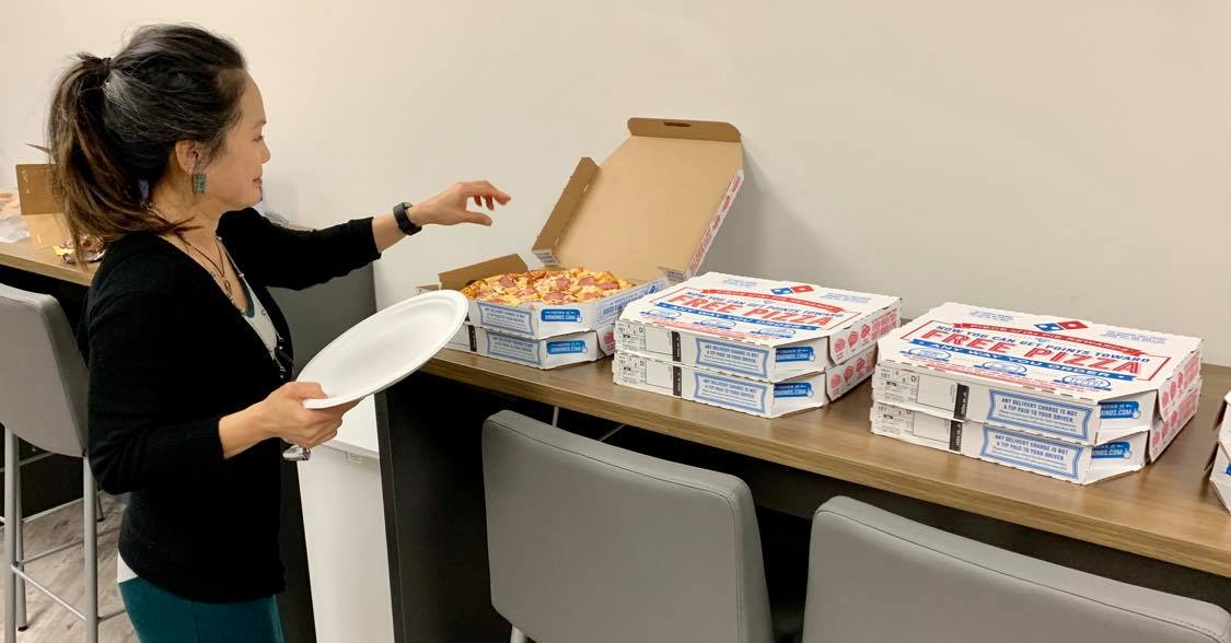 careersourcegc's tweet photo. S/O to our friends at @BayEDA for having pizza delivered to our staff today! Our hearts &amp; stomachs are full. Thank you for the special treat! 

#CareerSourceGC #BayEDA #partners #community #COVID19 https://t.co/Se7kVpXlGT