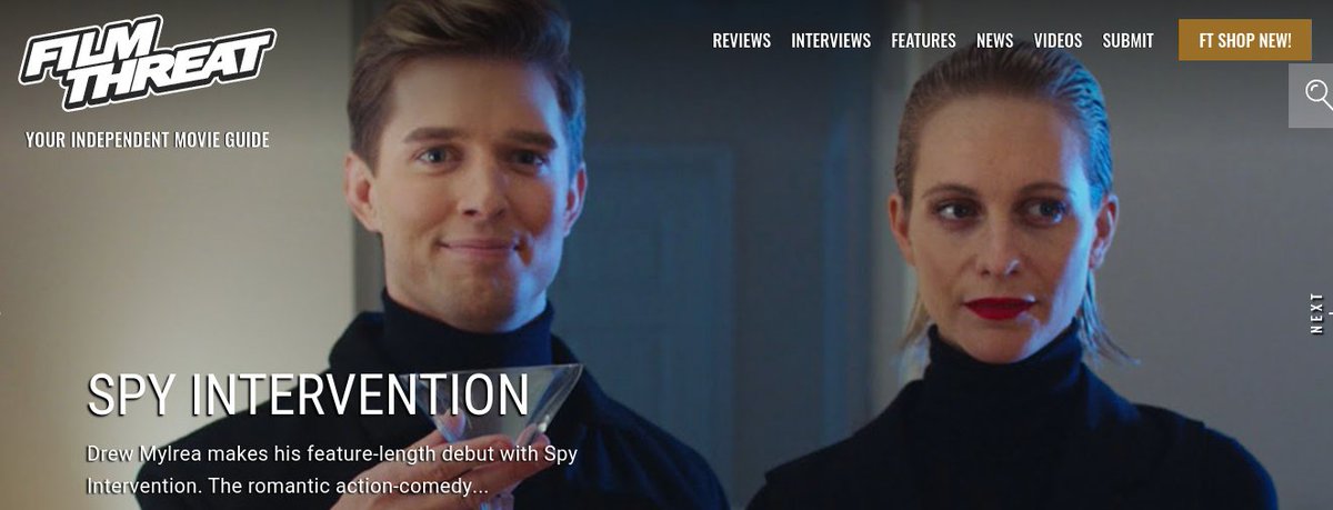 FilmThreat's tweet photo. “…Corey leaves the spy business and takes up a job selling cardboard…Smuts decides to stage a ‘spy intervention’…” Bobby LePire re-enters the espionage game after a Spy Intervention.
https://t.co/Uci8stRWtM #SupportIndieFilm #SpyIntervention #Comedy #Action https://t.co/LOJMB7qzeH