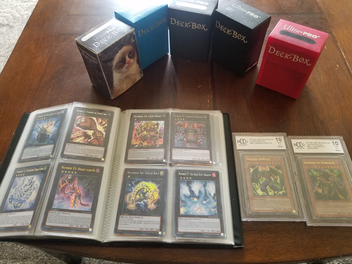 Crow1Nightmare's tweet photo. Here are pictures of all of the yugioh I have. Let me know what you guys think. https://t.co/bJvVG1Z6T6