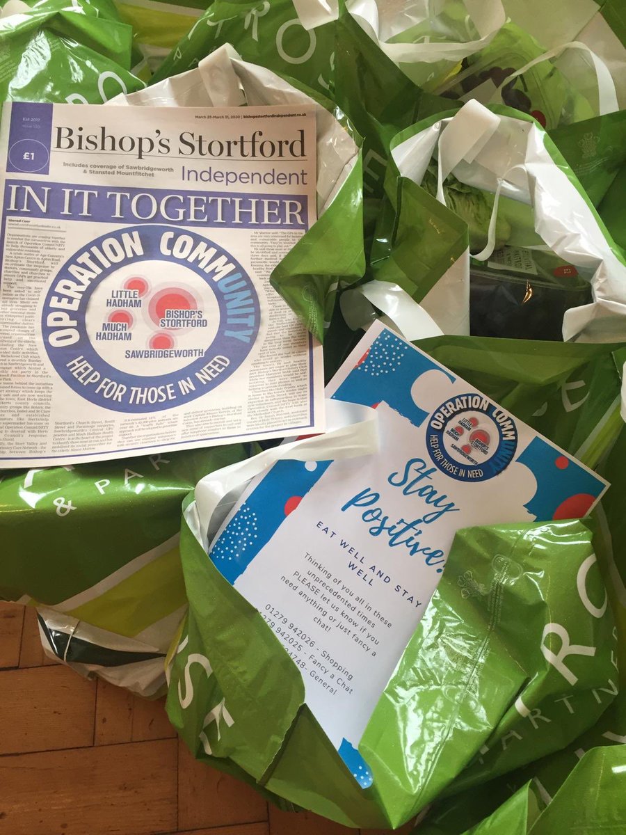 A vital part of our project is the packing and delivering of essentials. Following welfare checks, our volunteers were out in force today delivering to those most in need! #COVID19 #careinthecommunity