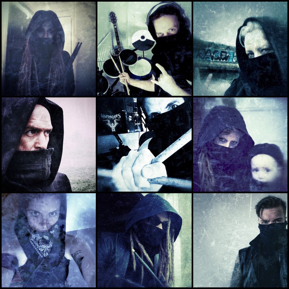 harbingers drum crew - stayin’ safe with <a href="/Crisiswear/">Crisiswear Clothing Inc.</a> #COVID19 #coronavirus #stayhome