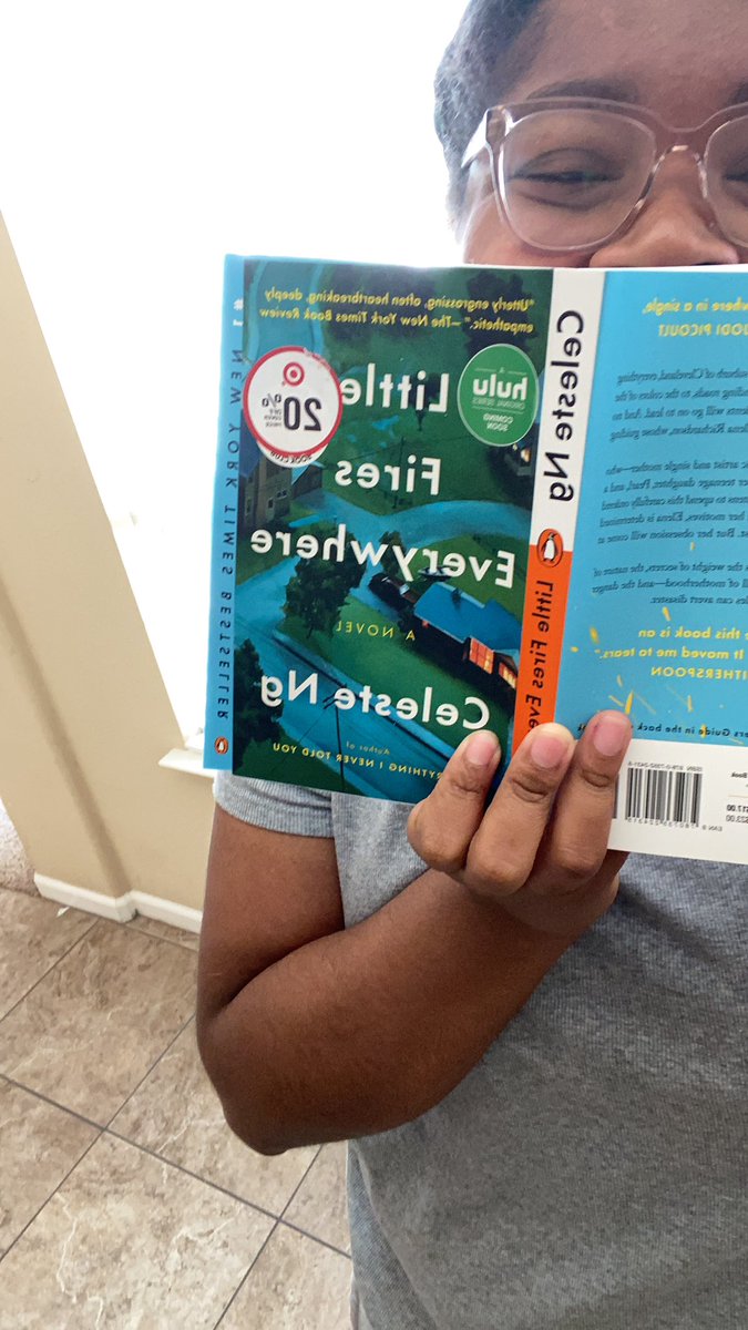 DHMS_EEC's tweet photo. Reading this gem before I watch the show! NOT GOING TO LIE, love more time for reading. I've already finished 3 books. #VirtualDHMS #spiritweek @DHMiddleAPS @dhms_ptsa https://t.co/qFuIxRFqvw