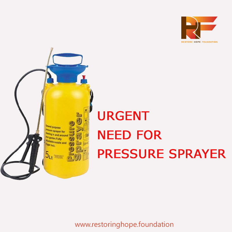 RHF_RestoreHope's tweet photo. We are in urgent need of the following item.

ITEM DESCRIPTION:
10L – 15L Pressure Sprayer with shoulder strap and other accessories.

SUITABLE FOR:
Agriculture, Home Gardening, Terrace Garden, Kitchen Garden.

If you have it, please give us your quote
https://t.co/l5HTBmG636 https://t.co/bLbQh9izQP
