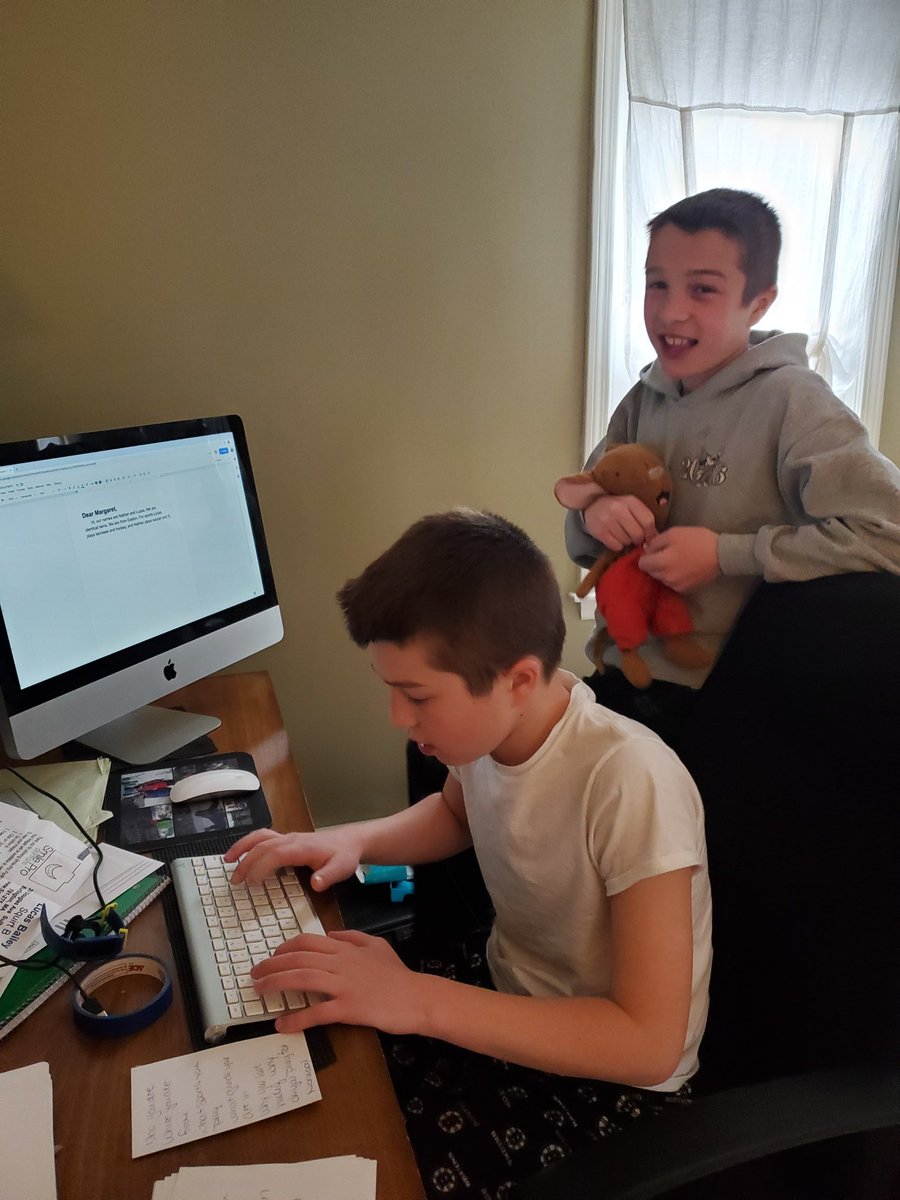 TBailey115's tweet photo. @OAStuco #tigerspirit2020 writing letters to a pen pal https://t.co/lfJcfUAA3w