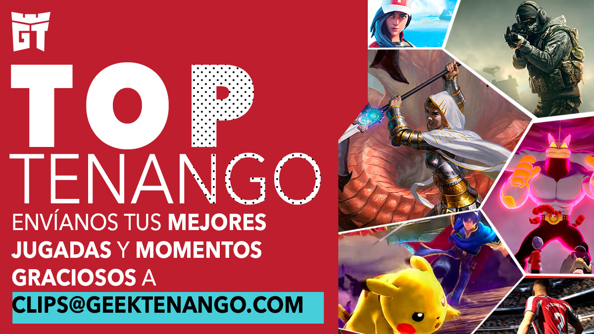 geektenango's tweet photo. El equipo de Geektenago te invita a que nos compartas tus mejores momentos, play of the games, highlights o tus momentos más graciosos de tus juegos favoritos.

puedes enviar tu vídeo a este correo electrónico:
clips@geektenango.com

#Geektenango #eSports #TOP5 https://t.co/LfrDUaGFiO