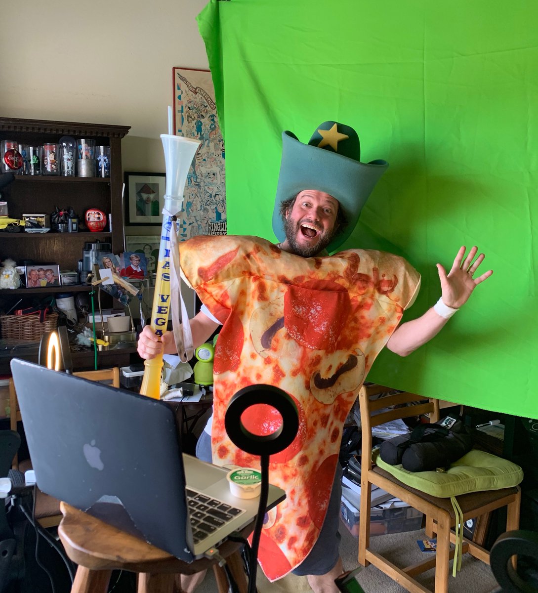 Live right now!!!! The Greats are sharing secrets &amp; love for pizza &amp; family! Stay Safe &amp; Stay Strong!
Join in at VirtualPizzaParty.com for so many more interviews and demos over the next 3 days! 
sliceouthunger.org/pandemicpizza
#PizzaZoom2020 
#thesehands