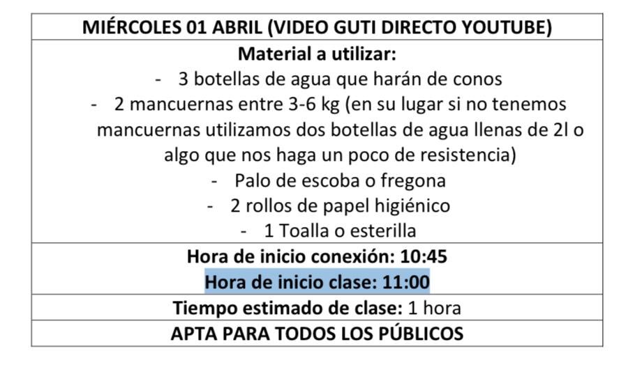 Jesus__Guti's tweet photo. Mañana a las 10:45 horas de la mañana te esperamos toda la plantilla del @formacvillarrub en directo por YouTube para entrenar con nosotros. Te esperamos!! 💪🏼🏋️2 🧻, 1 🧹y 3 Botellas de agua. 💪🏼🏋️
Te esperamos!!!

https://t.co/sWa6kwOYS4 https://t.co/nSJgqlTfTA