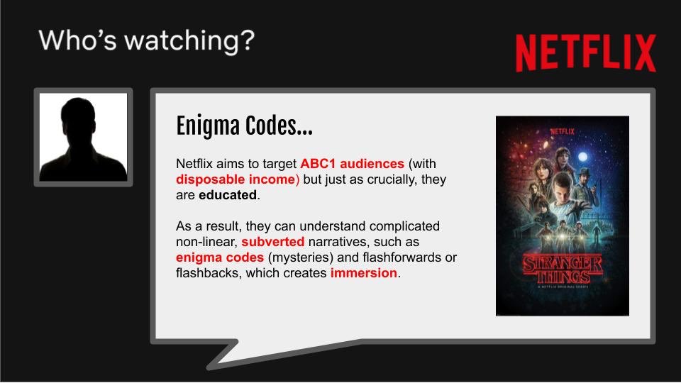 gary_rose's tweet photo. #Year12 @teachBTEC #BTECCMP students are working on an investigation into the success of legal #streaming services, such as #Netflix.
I quickly made these to help.
#TeamMedia, feel free to use if useful.
#STARPOWER
#ENIGMACODES
#BRANDVALUES https://t.co/bEwO7VU1RW