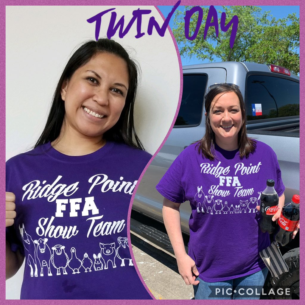 lori_montelongo's tweet photo. Mrs. Masculino & Mrs. Montelongo are twinning today! #PantherSpirit20 #PantherWeek20 #PantherOnline20 #PantherLearning20 @RPHS_Panthers @FortBendISD https://t.co/A8ie94Meuu