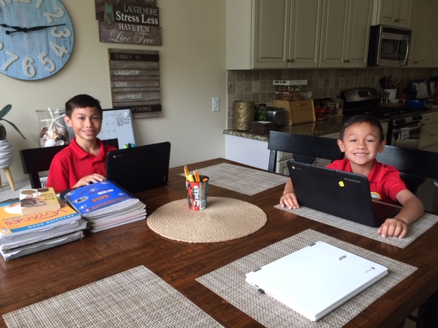StMarthaCS's tweet photo. THANK YOU to all of our students, parents/guardians, faculty and staff for a great first day of #eLearning! #ExcellenceInKnowledge https://t.co/W8CkDw7pfG