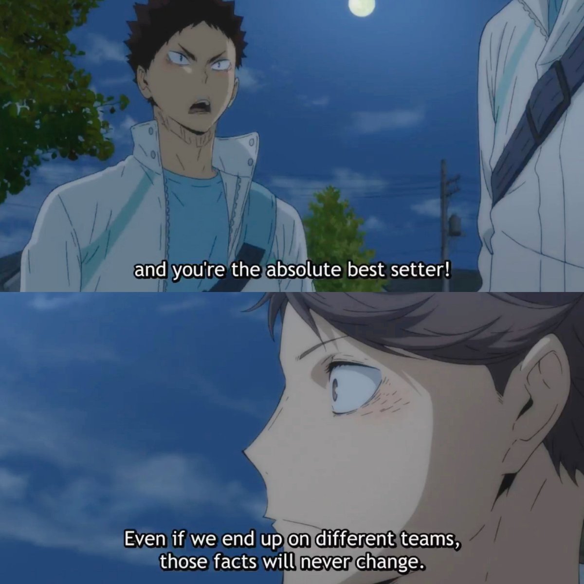 DID U SEE WHAT THEY SAID? HOW THEY ARGUED OVER WHO TO BE MAD AT BECAUSE IWA GOT BLOCKED AND OIKS MISSED THE RECEIVE? HOW IWA IS SO PROUD TO HAVE OIKS AS A PARTNER, AND BELIEVES THAT HE'S THE BEST SETTER EVER, AND HOW THAT WON'T CHANGE EVEN IF THEY END UP ON DIFFERENT TEAMS?