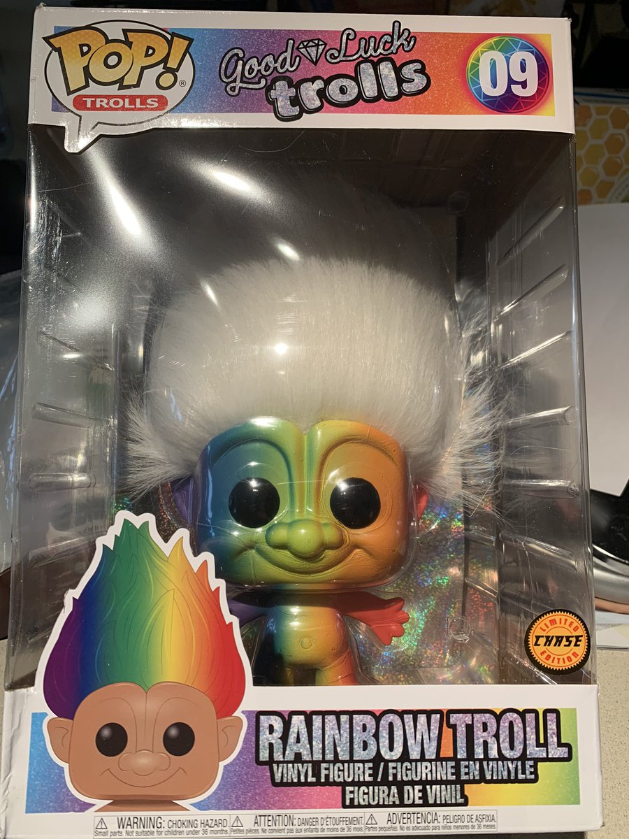 funko pop rainbow troll chase