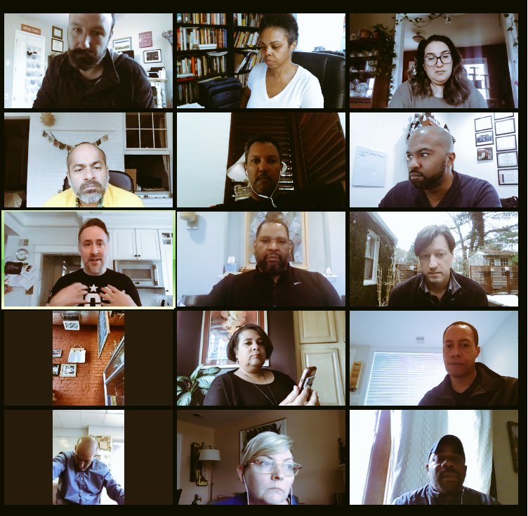 thinklocaldc's tweet photo. Today the #thinklocaldc Board &amp; ED Team came together to outline a critical path forward for the #local business community in this uncertain time. We're grateful for the leaders who continue to make time for this, while also managing their own organizations! #StayAtHome #COVID https://t.co/kgekFXBt9L