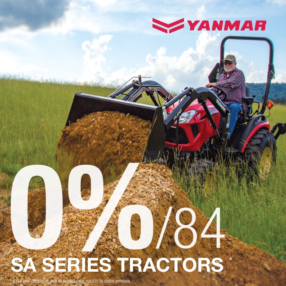 YANMAR America on Twitter "Through June 30th, get 0 APR for 84 months on all new SA tractors