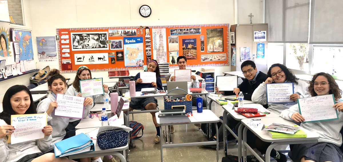 SrtaYanine's tweet photo. Wonderful to see my AP Spanish Literature students @ Bishop O’Connell HS. I miss them so much in class. Getting ready for the test. I am so proud of them!
#MYDJO #distancelearning #Zoommeting #goknowledge #CollegeBoard https://t.co/hJp6FLs6uV