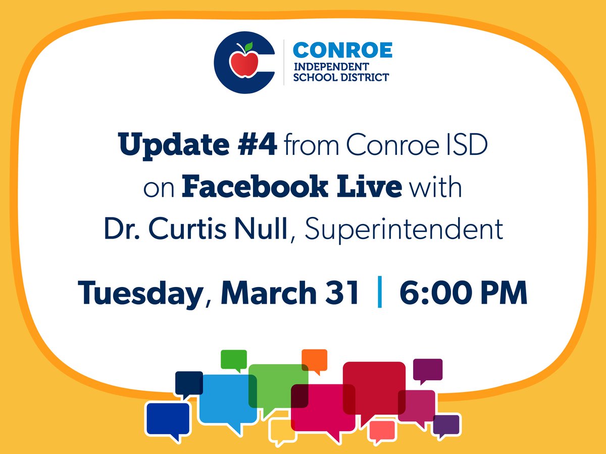 Curtis Null - Conroe ISD Superintendent tweet media