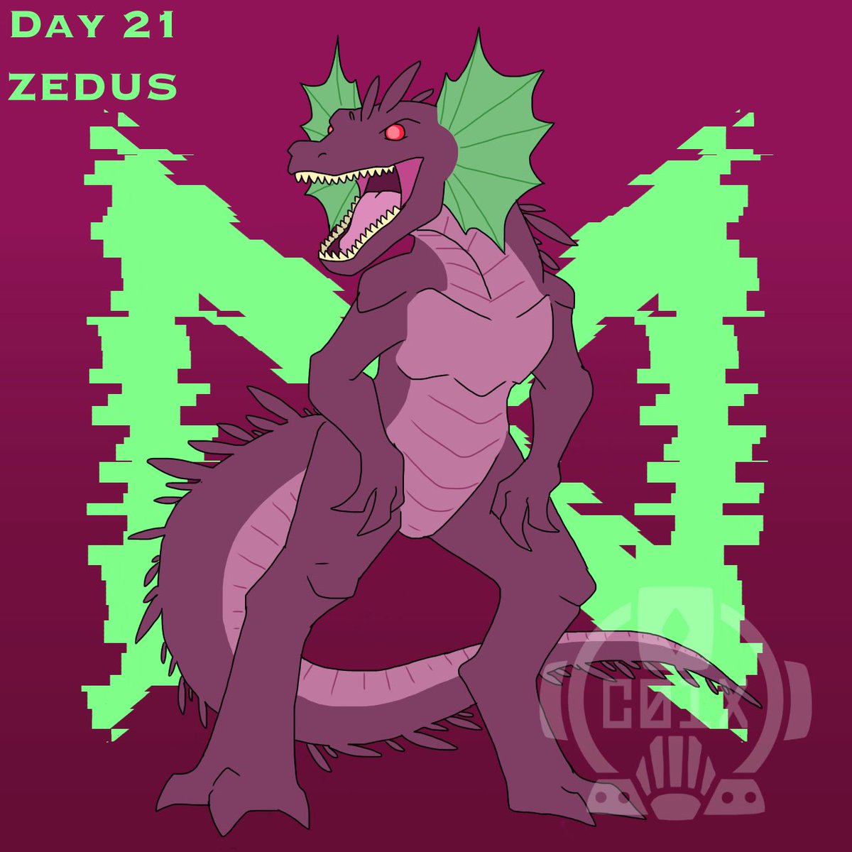 Creator01X's tweet photo. #art #artist #monstermarch #monstermarch2020 #zedus #orga #megaguirus #monsterx https://t.co/TkbOLJzZBR