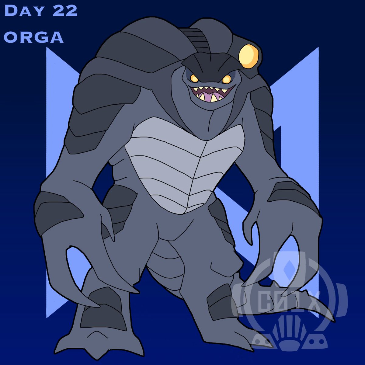 Creator01X's tweet photo. #art #artist #monstermarch #monstermarch2020 #zedus #orga #megaguirus #monsterx https://t.co/TkbOLJzZBR