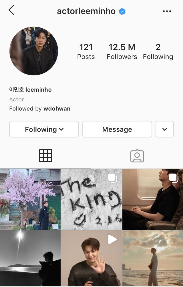 voguekdramas's tweet photo. I just noticed that Woo Do Hwan (wdohwan) follows Lee Min Ho (@actorleeminho ) on Instagram 🥰 cute cute  

#TheKingEternalMonarch bromance let’s gooooo https://t.co/hOoBkhB9Rq