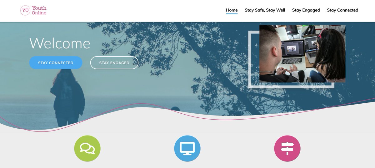 The EA Youth Service is delighted to announce that the Stay Connected Service is now live! Youth Workers will provide online support for any young person aged 9-25, so you can stay home &amp; stay safe. Visit bit.ly/3dNs70G 

#StayConnected
