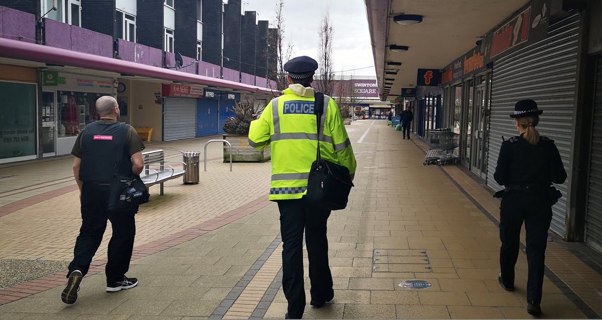 GMP &amp; Regulatory Services are out checking retailers are following national regulations. We’re pleased to report that the vast majority of businesses were found to be closed when they needed to be. Thank you Salford businesses for your support  #COVID19 #StayAtHomeSaveLives