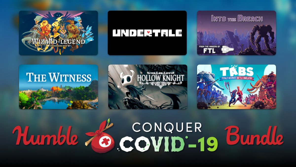 StreamHow_DE's tweet photo. WERBUNG - Mit dem #COVID-19 Bundle von @humble bekommt ihr Games und eBooks im Wert von 1.071 $ für die Zeit zu Hause!
.
https://t.co/NmQO8NOMz2
.
#covid19 #coronavirus #Twitch #TwitchTV #TwitchDE #YouTube #YouTubeGaming https://t.co/58hFOW9it8