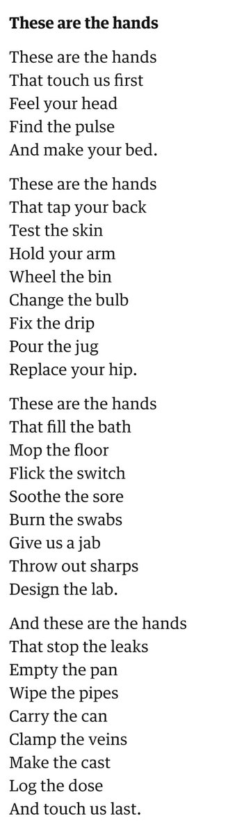 Eastcorkclinsoc's tweet photo. Michael Rosens poem on 60 years of the NHS.
He is battling Covid19.
Pertinent here too...

@HSELive @IMO_IRL @IHCA_IE @ICGPnews @GPBuddy @RCGP_RoI https://t.co/4472durObD