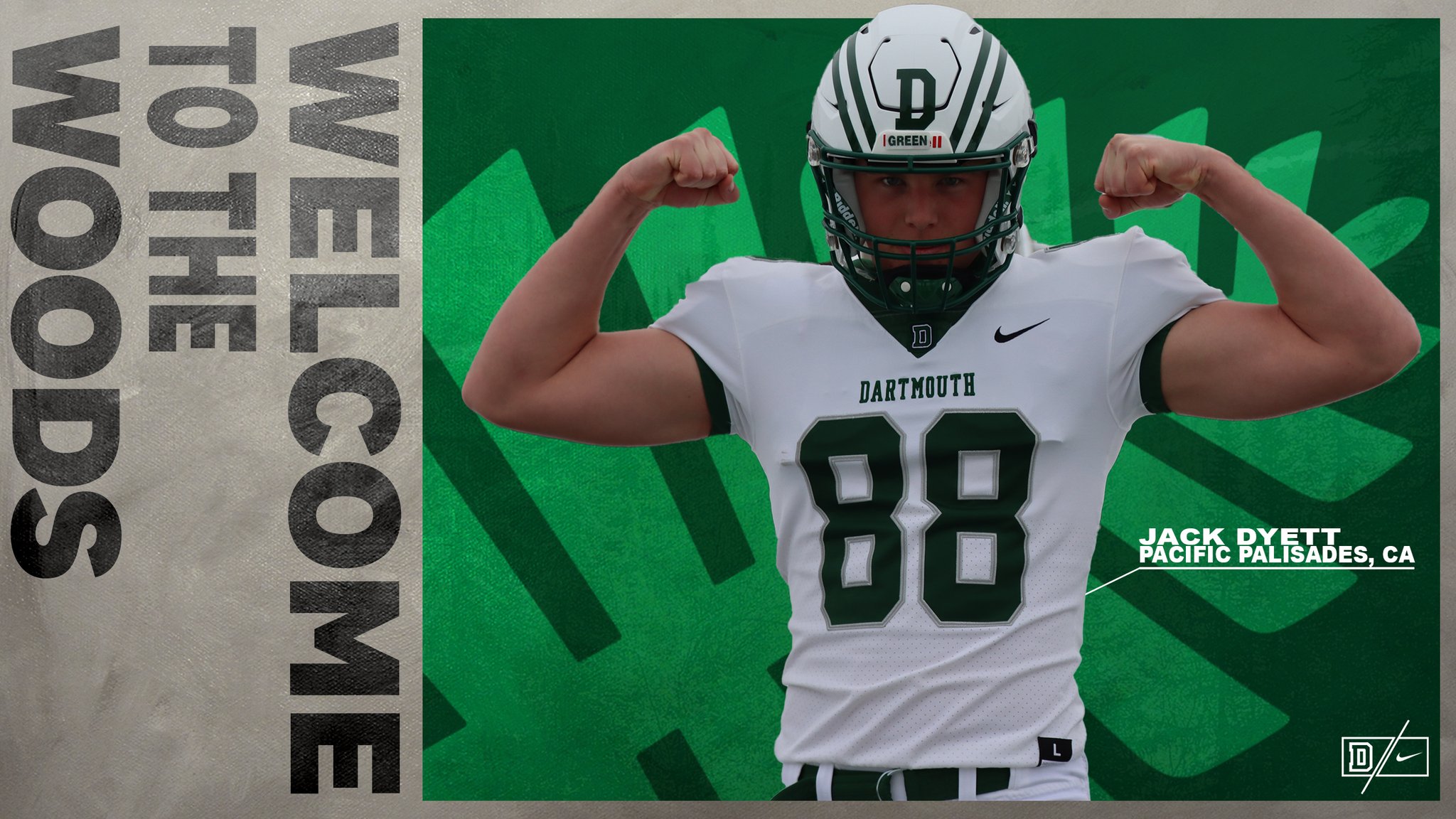 Dartmouth Football on Twitter jcdyett to TheWoods "I am