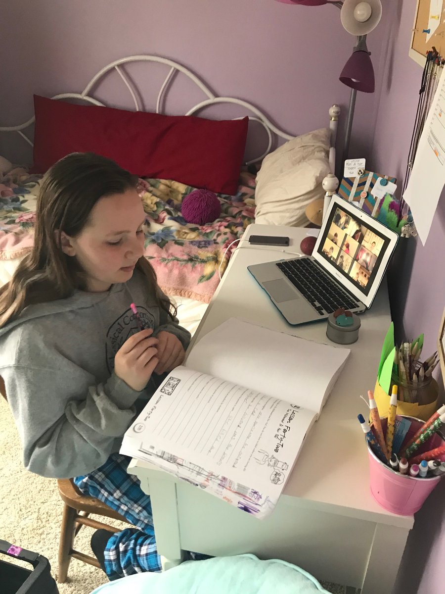 ClassicalConsor's tweet photo. Check out these pics of our students and a link to a snippet of E-learning from our G3 (5th grade) Lit/Comp class! 

https://t.co/LXi61B5oEr

REGISTRATION IS NOW OPEN! https://t.co/8VWjeTR0tA

#classicaleducation #bestofhomeandbestofschool #homeschool https://t.co/aHn32xlqhx