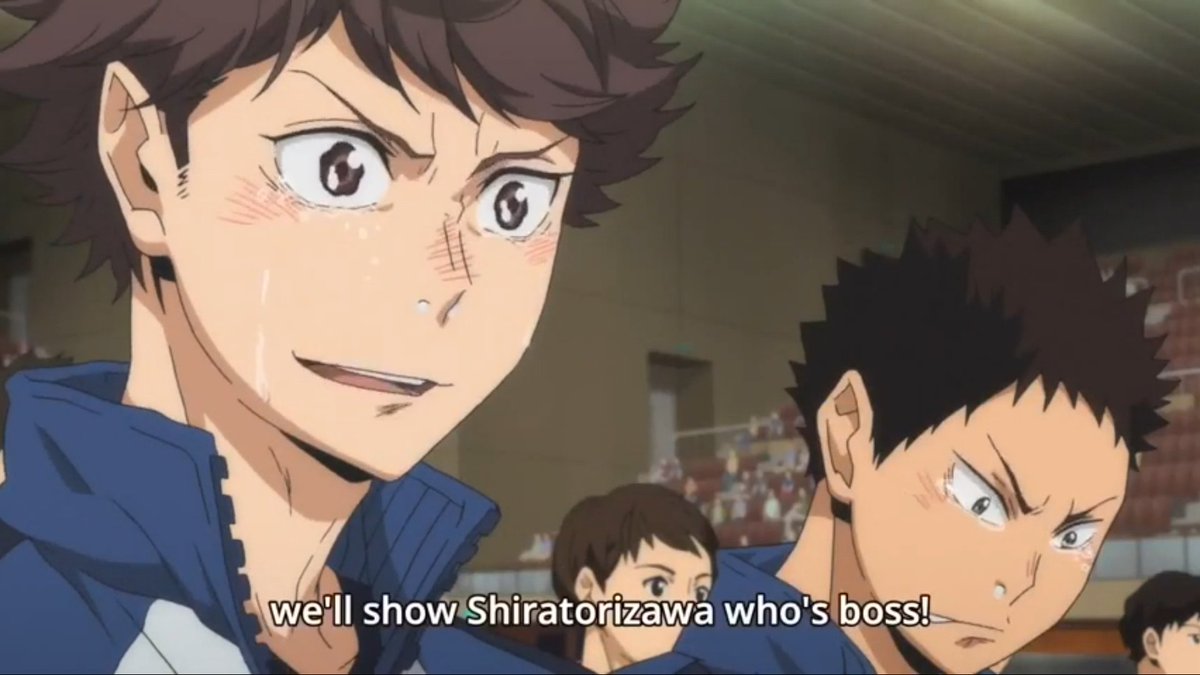oikawa isn't perfect. he's kinda a shitty guy, as iwa likes to put it. he whines, he taunts, he teases, he cries. and we love him for that. he might try to put on that facade for the public, but he is just a truly caring, passionate person who loves his sport and his team.