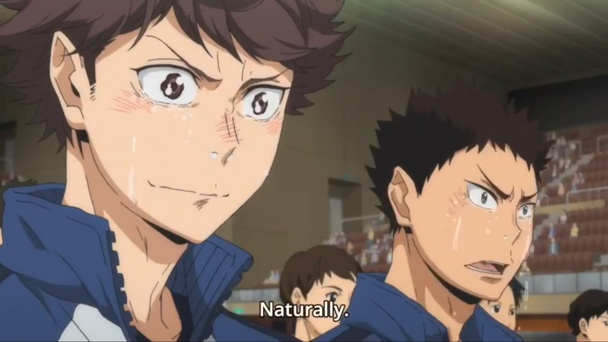 oikawa isn't perfect. he's kinda a shitty guy, as iwa likes to put it. he whines, he taunts, he teases, he cries. and we love him for that. he might try to put on that facade for the public, but he is just a truly caring, passionate person who loves his sport and his team.