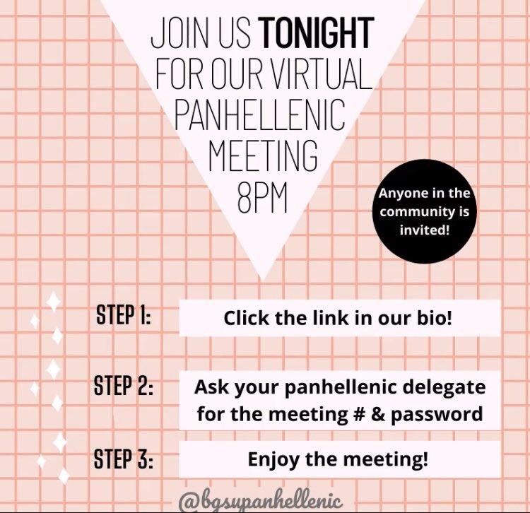 Join us tonight for our virtual Panhellenic meeting! Link is :globalpage-prod.webex.com/join?surl=http…