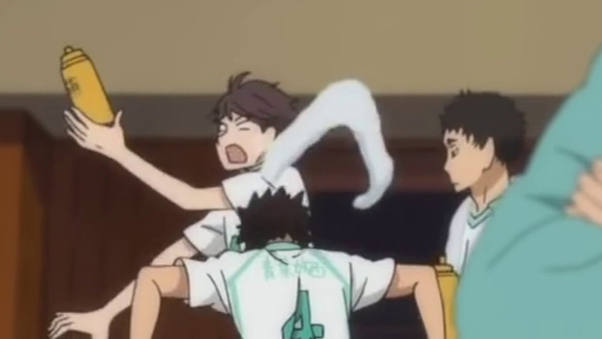 now i can go back to hating him :) fuck you oikawa i hope iwachan destroys your ugly ass kneecaps