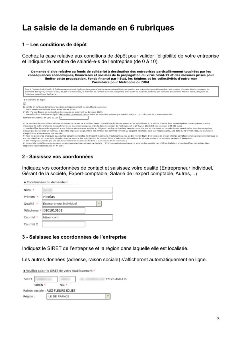 LNTParisiens's tweet photo. 🚨Comment déposer une demande d'aide exceptionnelle de 1 500 € du Fonds de solidarité au titre de la crise sanitaire COVID 19 ?

🚨Attendre le vendredi 3 avril pour débuter votre demande, le formulaire passera à -50% de perte de CA !🚨 1/2 https://t.co/3PjhcVh1Jm
