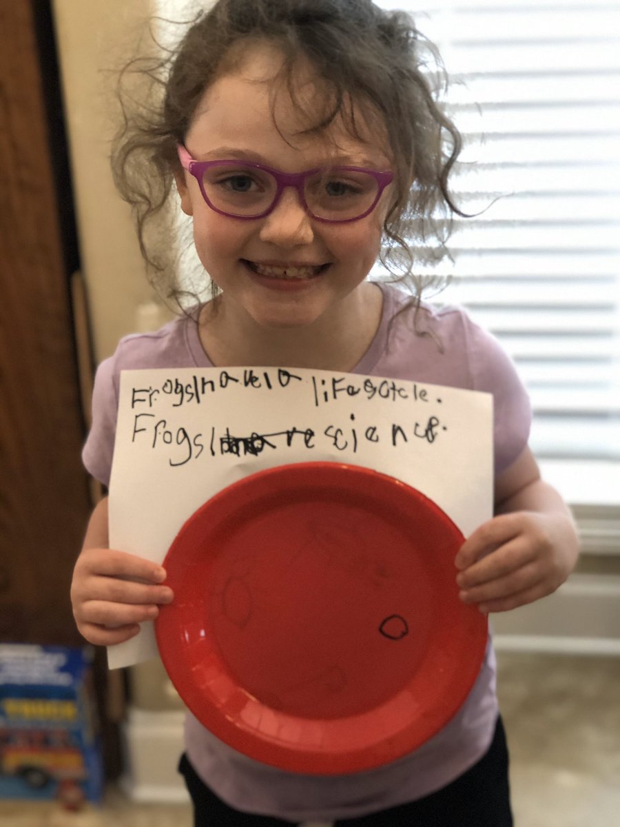 AbigailRodman's tweet photo. Morning science with testing Ph and life cycle of frogs then lunch after art time! @coachrodman @vanderburg_LPS @TweetDCS_LPS https://t.co/KpjKYysHky