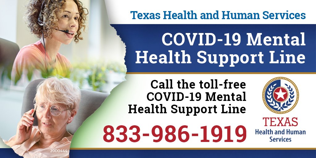 TheHarrisCTR's tweet photo. The Harris Center is operating the 24/7 statewide mental health support line launched by Texas Health and Human Services. The support line offers trauma-informed support and psychological first aid to those experiencing stress and anxiety related to COVID-19. https://t.co/j8AIui5lGT