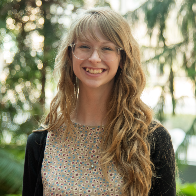 Madeline Farringer, junior in biochemistry from Freeport, Illinois, will pursue a Ph.D. in biomedical sciences. Her goal is to lead an academic lab that conducts research on parasite cellular biology using functional genomics.
#GoldwaterScholar