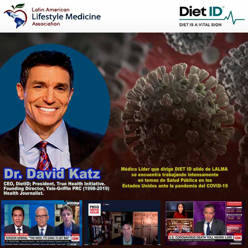 LALMA_CO's tweet photo. Mientras Diet ID navega estos tiempos difíciles, nos sentimos orgullosos de nuestro ejecutivo, el Dr. David Katz, quien ha recibido una atención especial en los medios de comunicación y a nivel político de Estados Unidos ante la pandemia del Covid-19.
https://t.co/8jEeSbh16A https://t.co/mcWVyuOMzS
