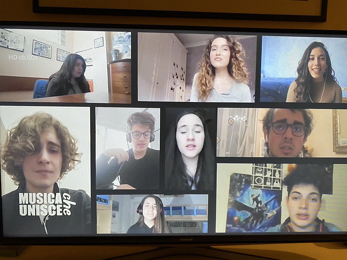 È possibile un coro anche a distanza, è possibile farcela tutti insieme! #MusicaCheUnisce
