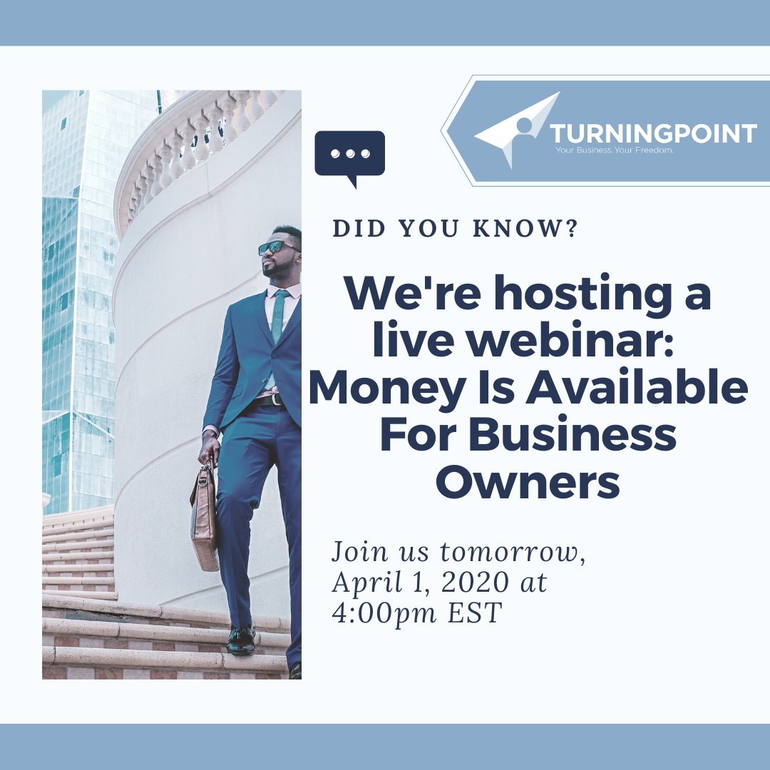 TurningPointHCM's tweet image. Register now! 
buff.ly/2QVSTK9
#SBAProgram #HR #BusinessOwner