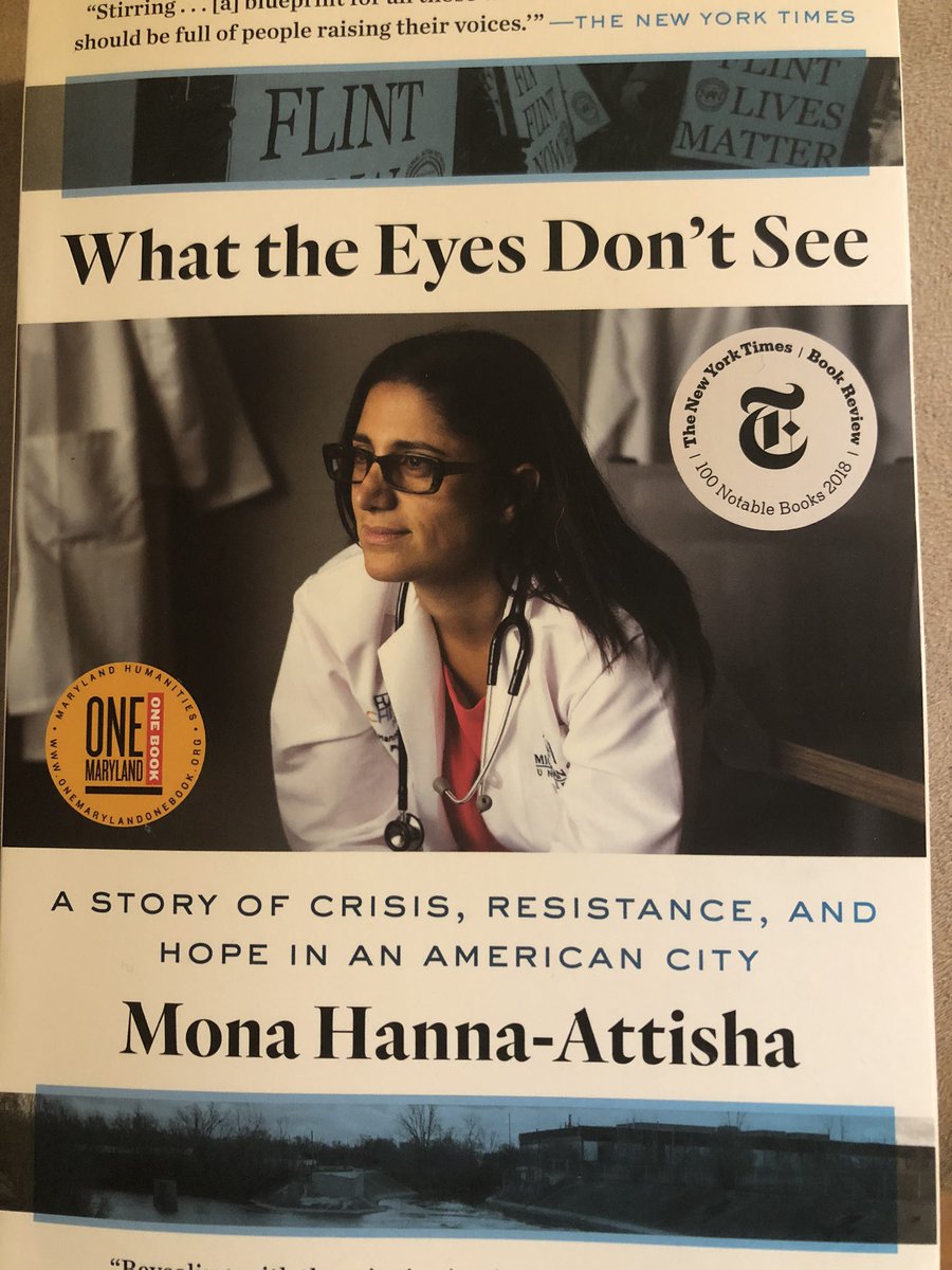 THS_Biomed's tweet photo. Our BI #biomedtitans are reading @MonaHannaA “What the Eyes Don’t See” about the Flint, MI water crisis to wrap up our unit on water pollution. @MDhumanities https://t.co/EGewRf8BHj