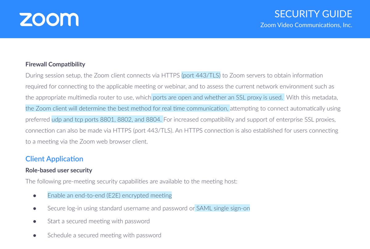 Since Zoom 404’d the June 2019 White Paper. In the spirit of being “fair” I was able to locate their “security white paper” which might be the white paper incorporated in the Class Action Complaint https://zoom.us/docs/doc/Zoom-Security-White-Paper.pdfPublic Drive - just in case  https://drive.google.com/file/d/1nVK53zQ6dHFjELJ-yAbTWRfRph6PgPP7/view?usp=drivesdk