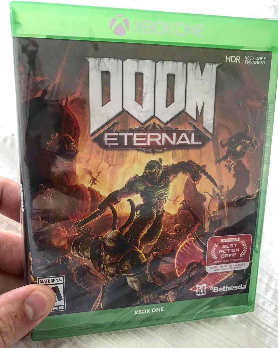 pixelgamesquad's tweet photo. Mort picked this up from our friends at Game Tower They are shipping games if you need something to play!
.
.
.
.
#pixelgamesquad #gametower #doometernal #gaming #xboxone #doom #gamer #xbox #gaminglife #doom3 #videogames #xboxonex #games #xboxonegamer #xboxones #instagaming #doom https://t.co/ld8pjR7RVr