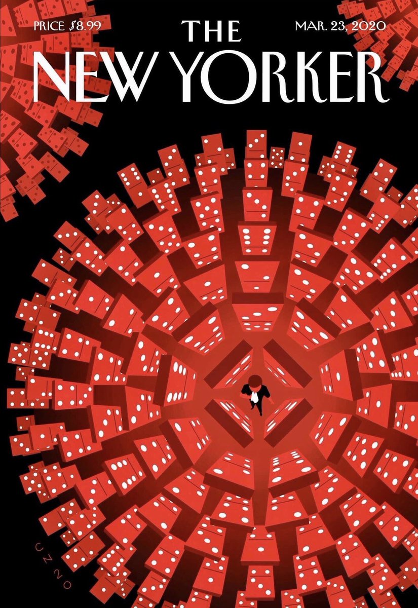 Depuis le début du mois de mars et l’actualité du coronavirus, chaque une du New Yorker fait mouche